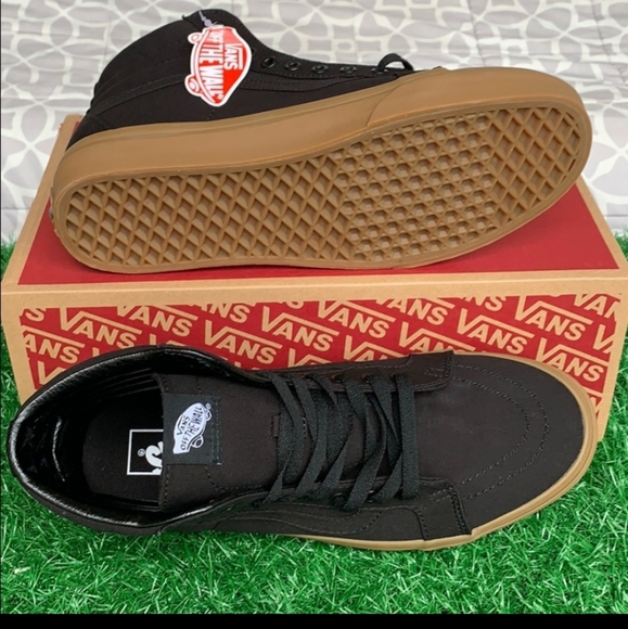 VANS SK8-Hi REISSUE CANVAS GUM BLACK/LGHTGM MEN’s - Picture 13 of 16